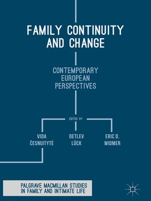 cover image of Family Continuity and Change